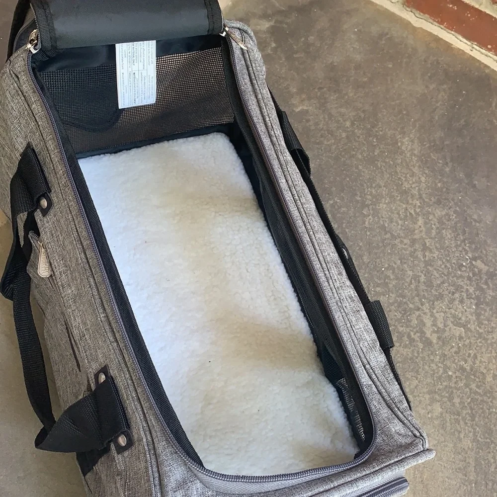 Sherpa Element Gray Dog Carrier